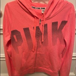 Pink hoodie